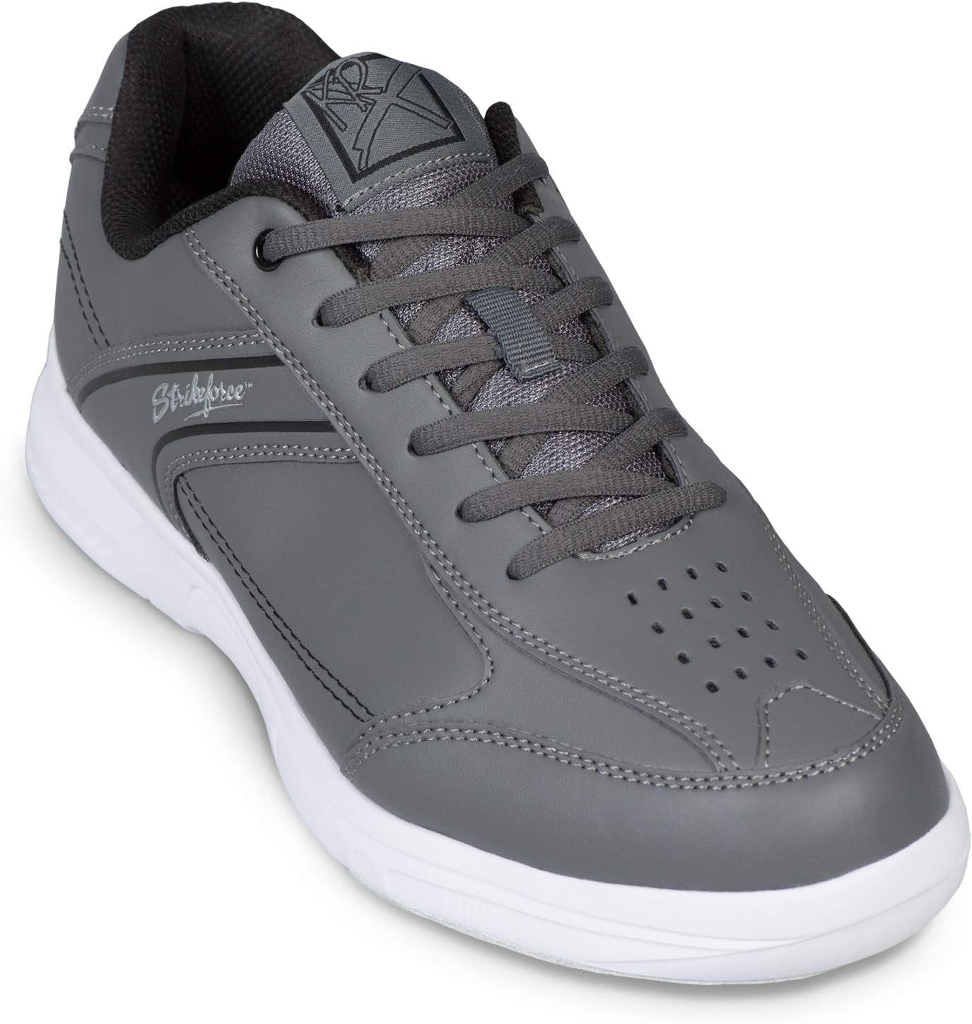 Flyer Lite Slate Men'S Athletic Bowling Shoe with #8 Slide Pad on Both Shoes for Right and Left Handed Bowlers - Available in Medium and Wide