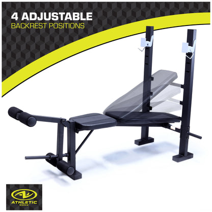 Standard Bench & Rack Combo with Leg Press
