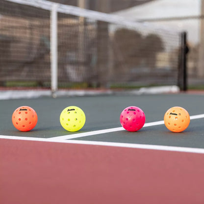 Franklin Sports X40 Pickleballs Vellum - 6Pc: Neon Yellow, Polyethylene, All Ages