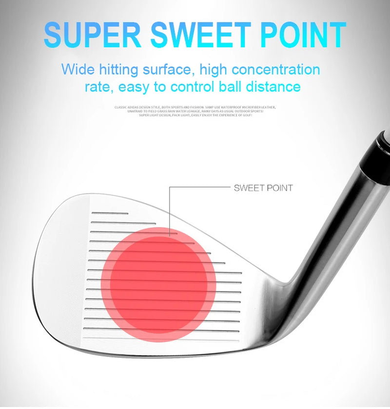 Golf Sand Wedges Clubs 50 / 52 / 54 / 56 / 58 / 60 / 62 / 64 Degrees Silver Golf Sand Wedges Clubs with Easy Distance Control
