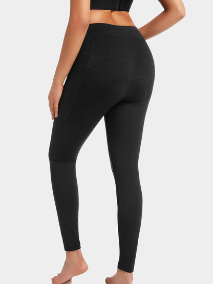 Women'S Cycling Pants 4D Padded, Compression Bike Tights with Side Pockets, UPF 50+ Sun Protection, Quick Dry