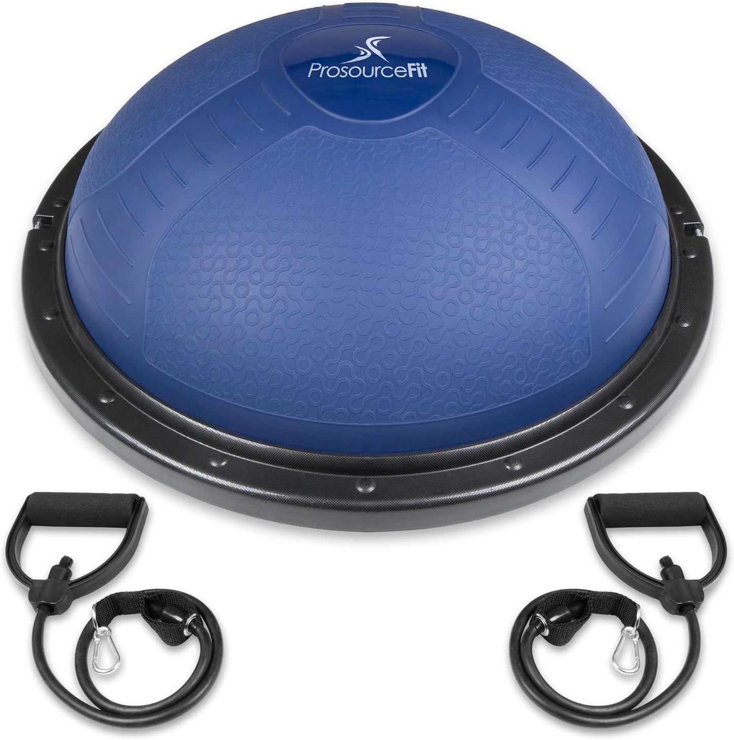 Balance Trainer Stability Exercise Half Ball with Resistance Bands and Pump for Yoga Aerobics Home Gym Workout