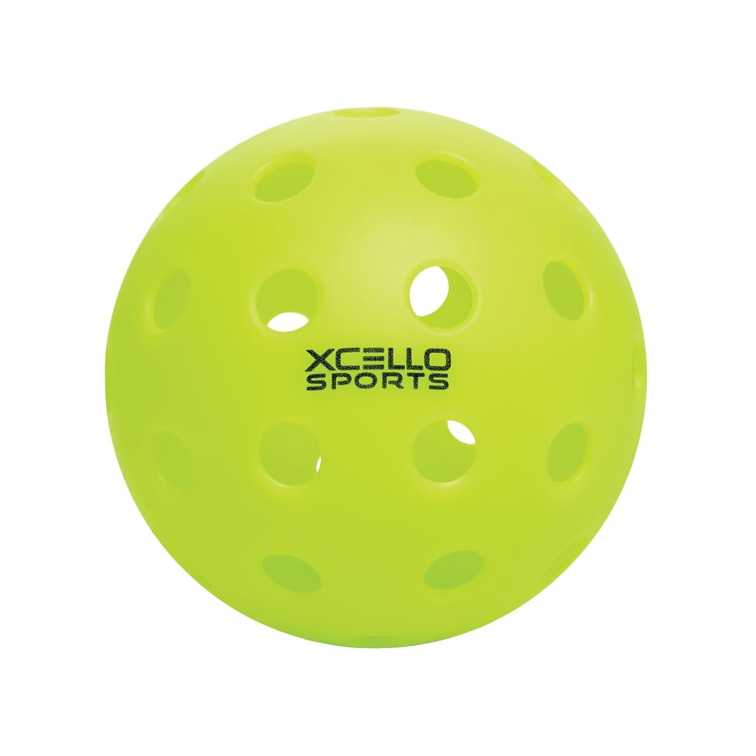 Outdoor Pickleball 4-Pack, 40 Hole, Neon Green