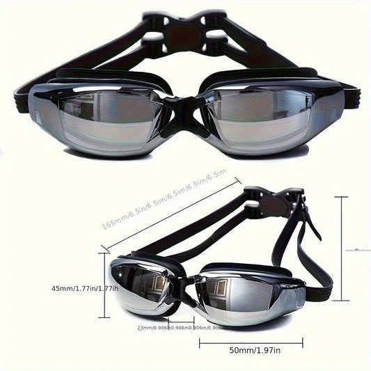 Swimming Goggles; Suitable for Swimming, Water Sports, Diving, Swimming Accessories, Adjustable Headband Swimming Equipment.