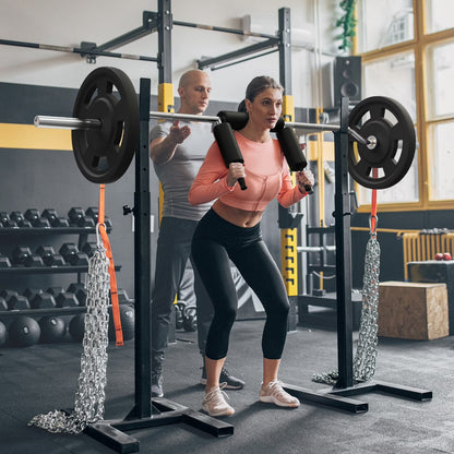 Safety Squat Bar Fitness Squat Bar Attachment 700LB Weight Lifting