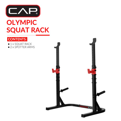 Adjustable Olympic Squat Rack