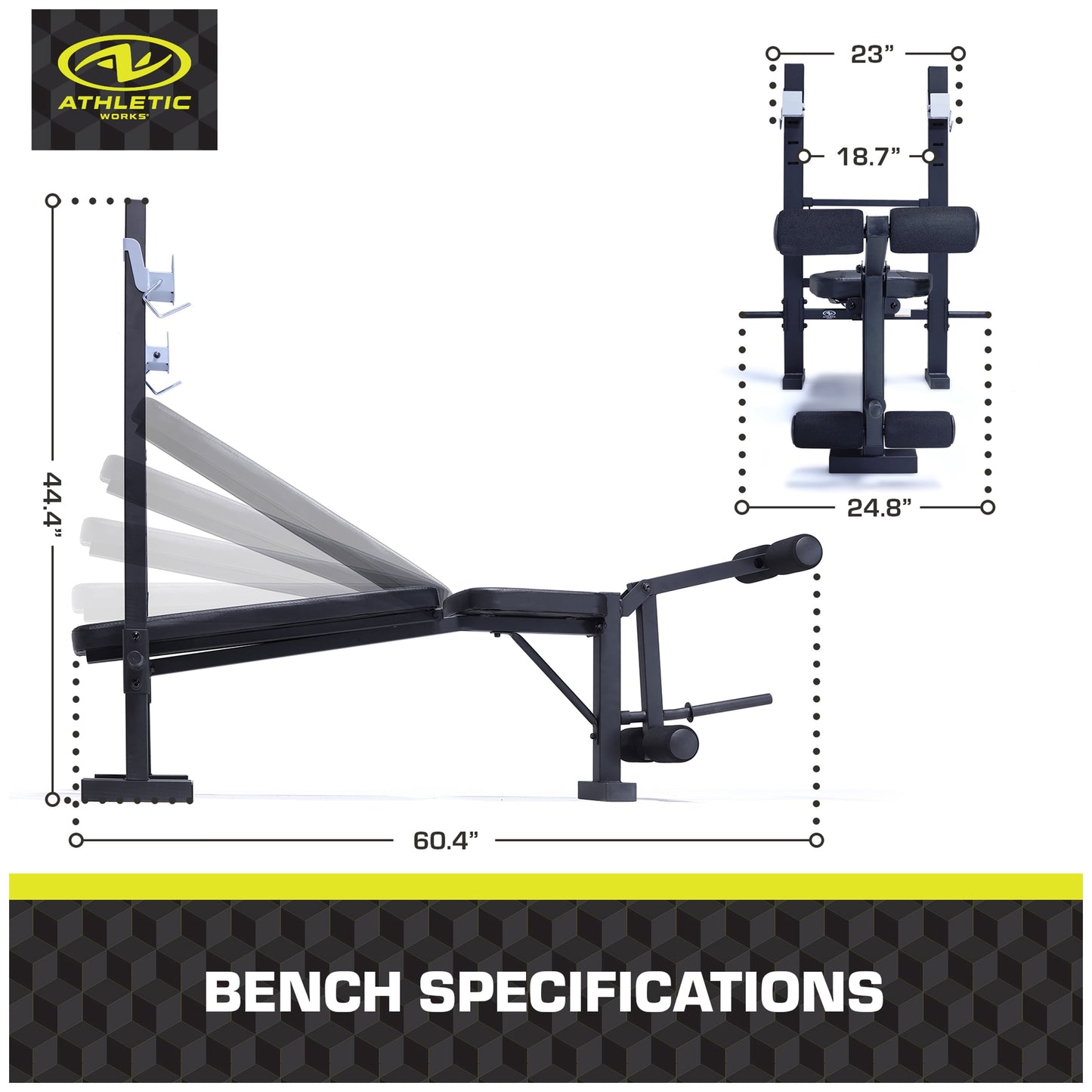 Standard Bench & Rack Combo with Leg Press