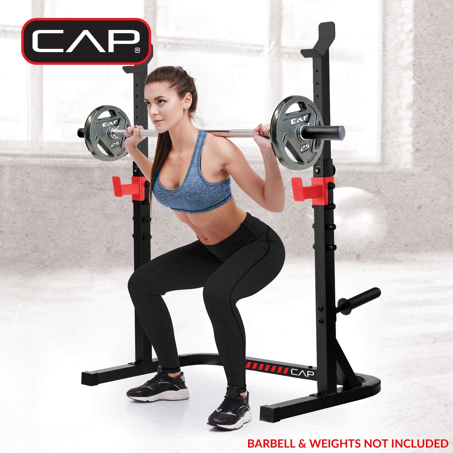 Adjustable Olympic Squat Rack