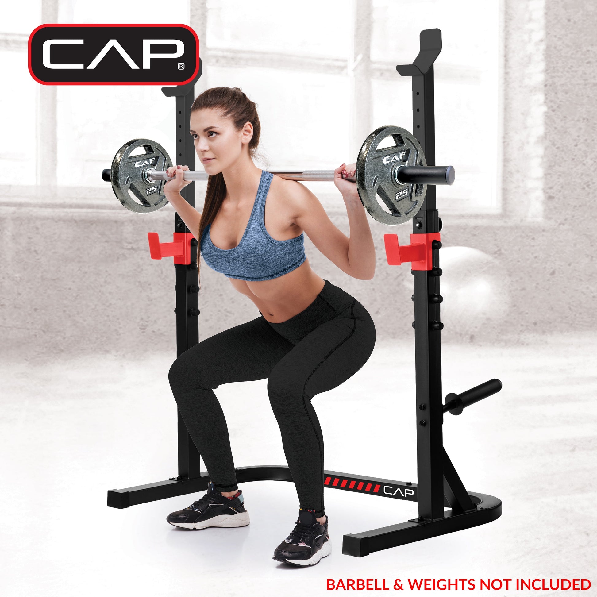 Adjustable Olympic Squat Rack
